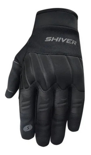 Luva Moto Rocket Shiver Motociclista Preta Cor Preto Tamanho G