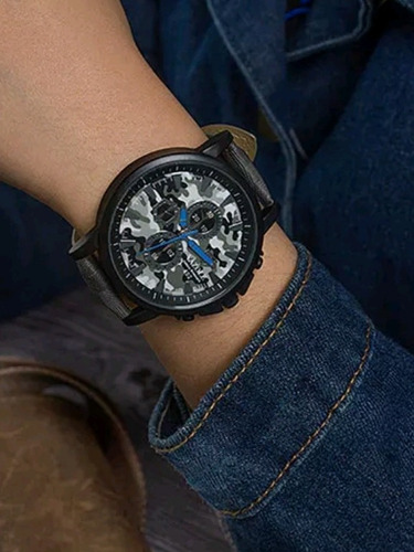 Cod 552 - Reloj Yazole Canuflado Gris - Joyas Margaret