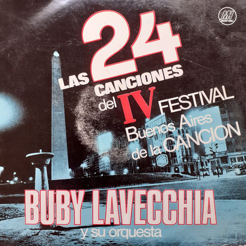 Vinilo Buby Lavecchia (las Canciones Del Festival De Bs.as)