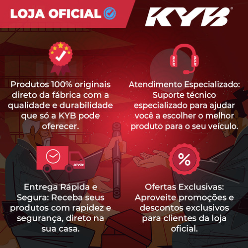 Kit Coifa Batente Dianteiro Camry 1993-1996 Original Kyb