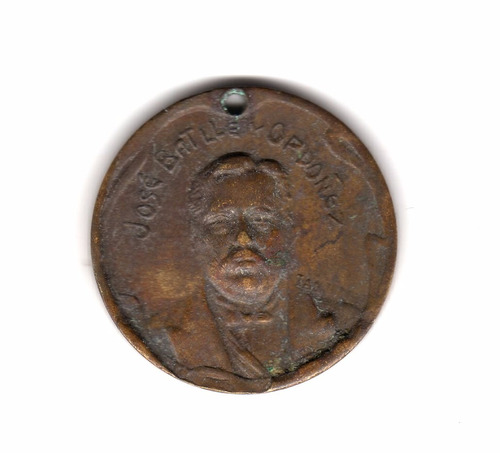 Medalla Uruguay Jose Battle Y Ordoñez Año 1911