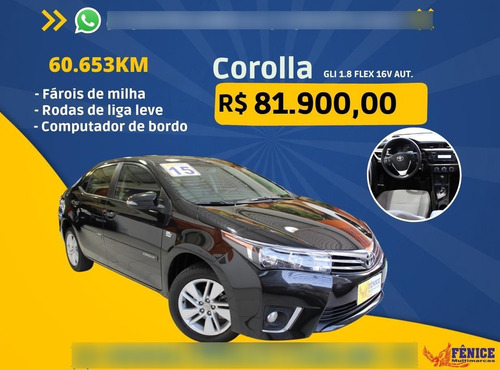 Imagem 2 de 13 de Toyota Corolla Corolla Gli 1.8 Flex 16v Aut. Flex Automátic