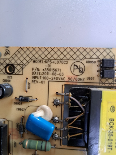 Placa Principal Fonte Inverter Le3250(b)w *35015831 Kit (Usado)