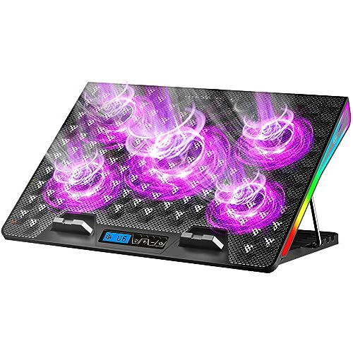 Almohadilla De Refrigeración Laptop Luces Rgb Juegos, ...