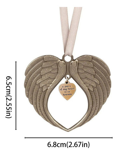 Parte De Mi Corazón En Christmas Memorial Angel Wing