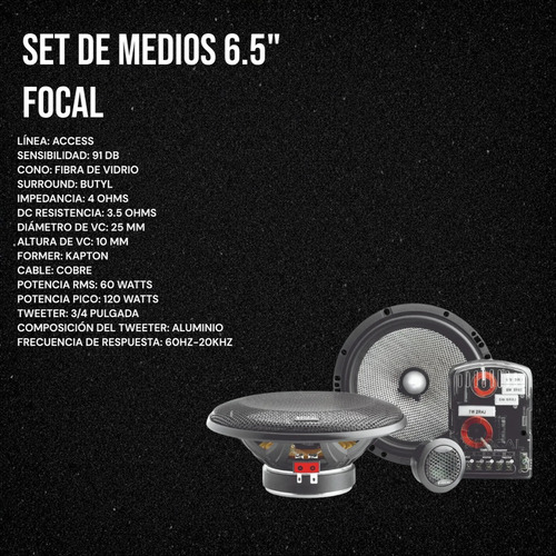 Pantalla 7 Bluetooth Pioneer+ Set De Medios 6.5 Focal