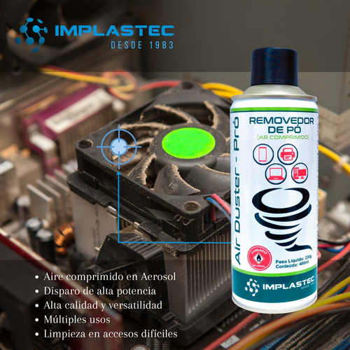 Kit Limpieza Pc Aire Comprimido + Alcohol Isoprop + Contacto