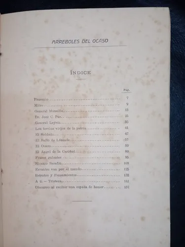 Libro Arreboles Del Ocaso José Ignacio Garmendia 1917