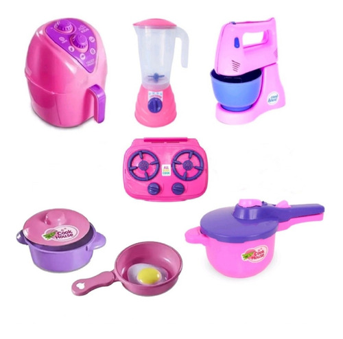 Imagem 1 de 10 de Kit Cozinha De Brinquedo Infantil Special Collection