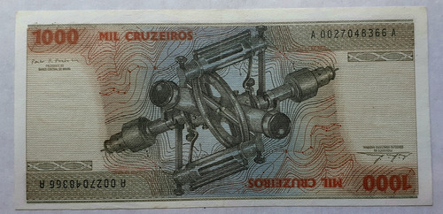 C153 Cédula De 1000 Cruzeiros Do Barão Mbc/s (Usado)