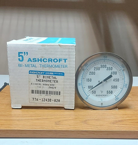 5  Ashcroft Bimetal Thermometer 7ta-12438-020