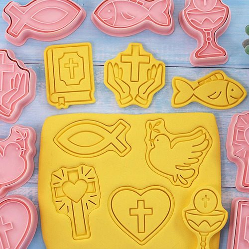 Molde Para Galletas De Comunión Juego De 8 Moldes Para Galle