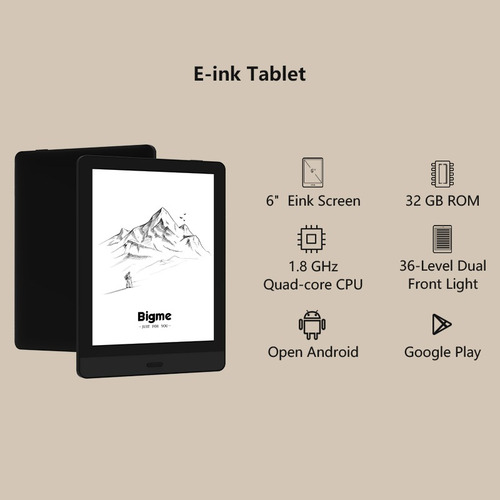 Bigme Read 6-inch Ink Screen E-book Reader Electronic Paper