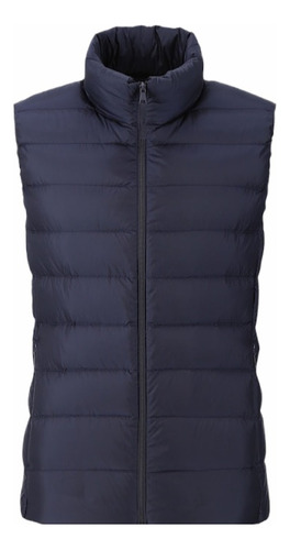 Chaleco Uniqlo Ultra Light Down Vest Mujer Navy Original