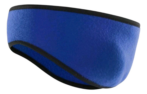 Vincha Deportiva Abrigada Cubre Orejas Y Protege Auriculares Azul Único Lisa