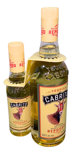Tequila Cabrito Reposado 750ml +molde 4vasos De Hielo Gratis