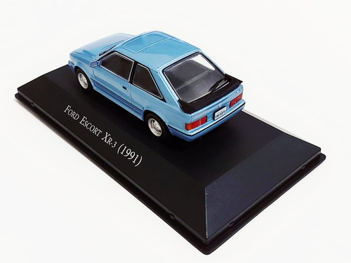 Miniatura Escort Xr3 1991 Carros Inesquecíveis Do Brasil 147 Cor Azul
