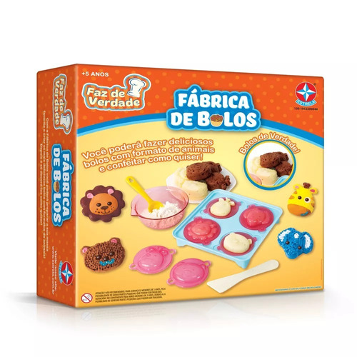 Fabrica De Bolos Infantil Faz De Verdade Estrela