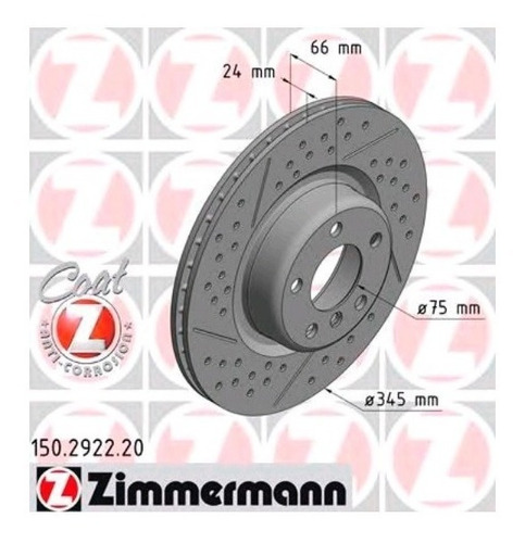 Disco De Freio Tras. Bmw 125i 2011-2019 (f20)