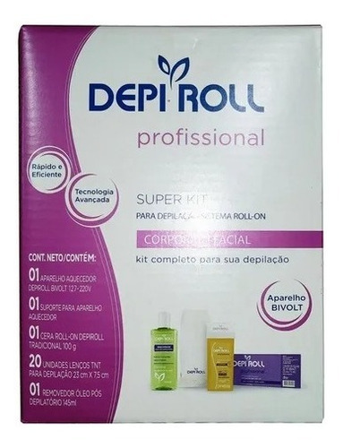 Super Kit Depilação Sistema Roll-on - Depi Roll Full