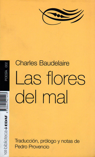 Las Flores Del Mal (002), De Baudelaire, Charles., Vol. 1. Editorial Edaf, Tapa Blanda En Español