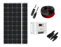 Comprar Kit 2 Placa Solar 210w Controlador 30a Mppt Shiner Cabo