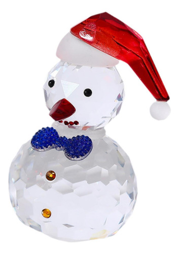 Figuras De Muñeco De Nieve Coleccionables, Adornos Azul
