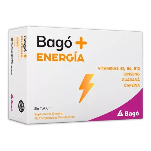 Bagó + Energía Ginseng + Guarana X 30 Comprimidos