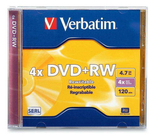 Dvd Verbatim Regrabable 4.7 Gb