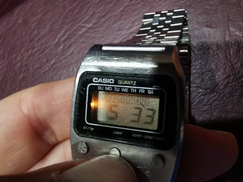 Reloj Casio 50qs-17 Vintage Tri Boton Gris Gris Gris