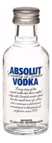 Vodka Absolut Tradicional 50ml