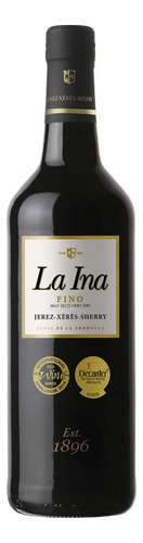 Vino De Jerez Fino La Ina  (españa) 750 Ml