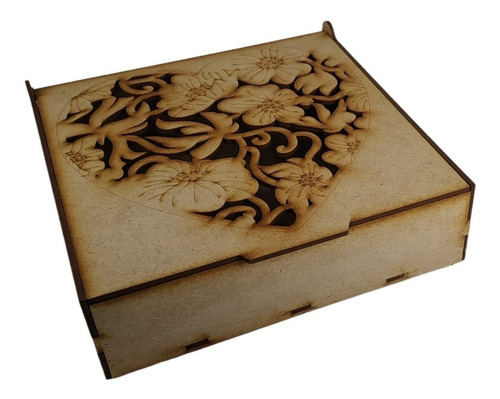 Imagen 4 de 9 de Caja Con Motivos Mama En Mdf Corte Laser