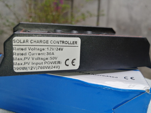 Controlador De Carga Solar 50v Max 30 Amp Max