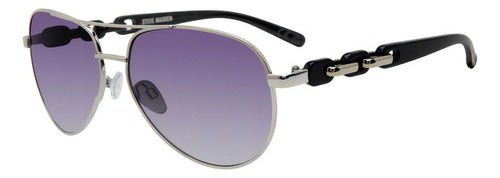 Lentes De Sol Steve Madden Outlook X17002 Color Negro