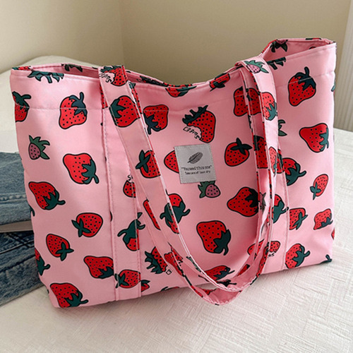Para Bolso De Hombro A51b Con Estampado De Cerezas De Gran