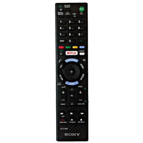 Control Remoto Sony Bravia Smart Tv Rmt-tx101d + Pilas Sony