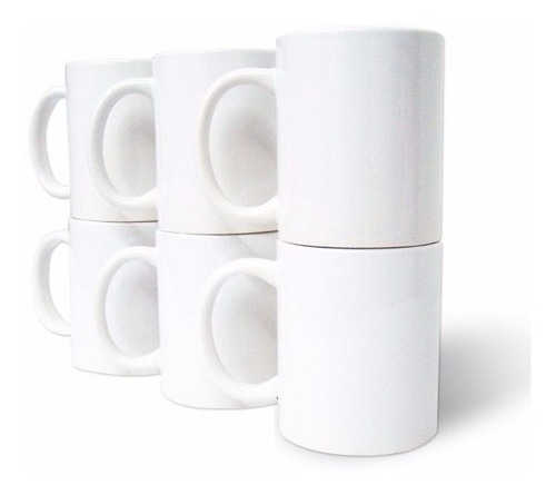 Imagen 1 de 10 de Taza Blanca 11oz Para Sublimación Tlp Sublimar 24 Piezas
