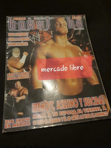 Revista Lucha Libre Muerte Chris Benoit, Pegasus Kid! Fijo.