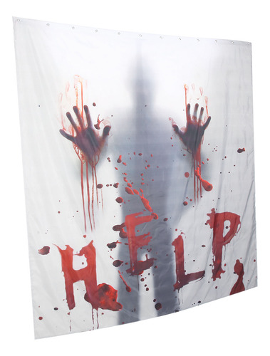 Cortina De Baño De Halloween Horrible Halloween