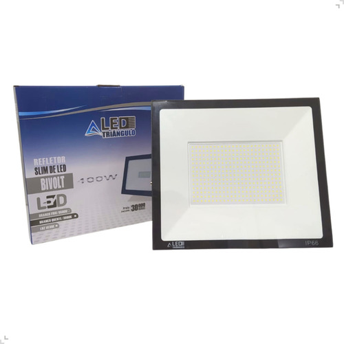 Refletor Led Holofote 400w Biv Ip66 Luz Fria Uso Externo