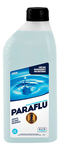 Kit 4 Litros Com 2l Liquido Anticongelante Azul + 2l Água