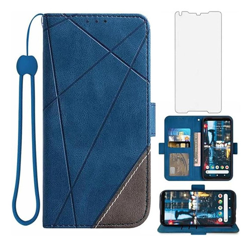 Asuwish Compatible Con Google Pixel 2xl Funda Tipo Cartera