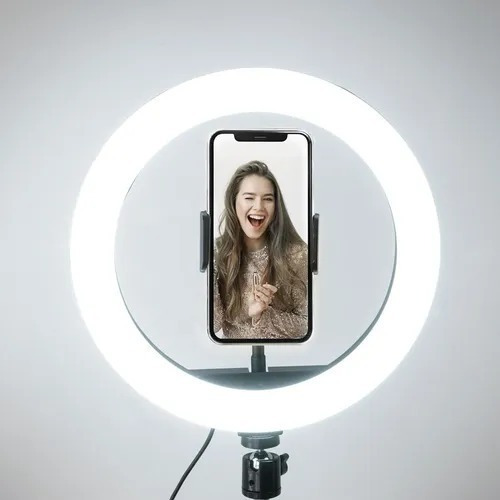 Imagen 9 de 10 de Aro Luz Led Rgb 30cm Profesional + Trípode 2.10 Mt