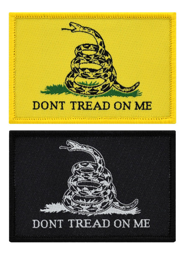 Bandera De Gadsden ?no Me Pises? Juego De Parches Tácticos