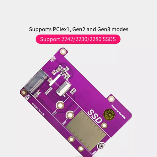 Para Placa De Expansão Raspberry Pi5 Ssd Para Raspberry Pi5