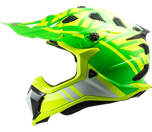 Casco Moto Mx Ls2 700 Subverter Evo Gammax Motocross Kevlar