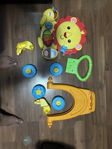 Andadera Caminador Fisher Price León Musical Color Amarillo Amarillo (Usado)