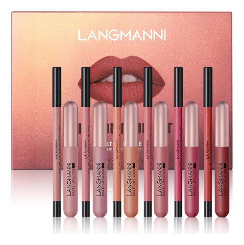 Combinación De Lápices Labiales 6+6 Unidades, 12 Unidades, C