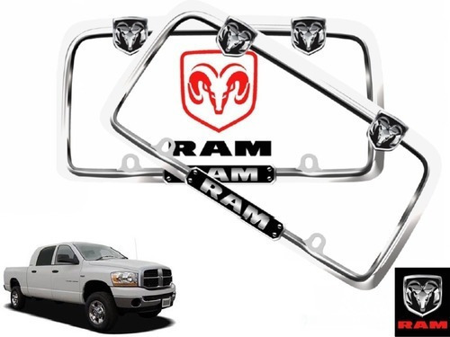 Par Porta Placas Ram 2500 Pick Up 5.7 2007 Original